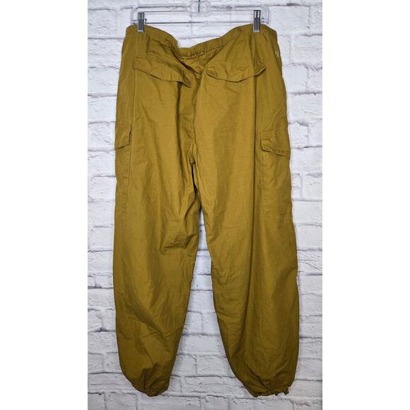 Anthropologie Pilcro Pull-On Bronze Parachute Pants Medium Cotton. - Picture 6 of 10